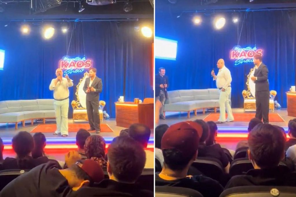 Ajdar, Kaos Show programında seyircilere sert sözlerle tepki gösterdi
